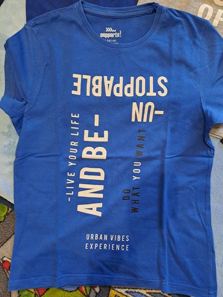 Tričká 5 ks, pepperts,140