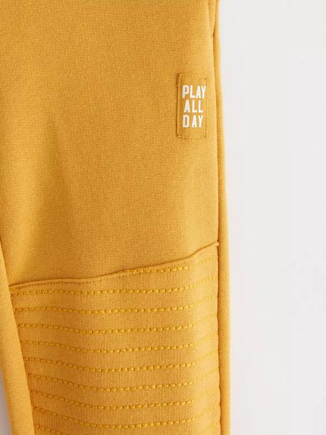 Lindex okrové tepláky zosilnené kolená, lindex,134 / 140