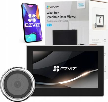 Ezviz smart dverové kukátko hp2, 
