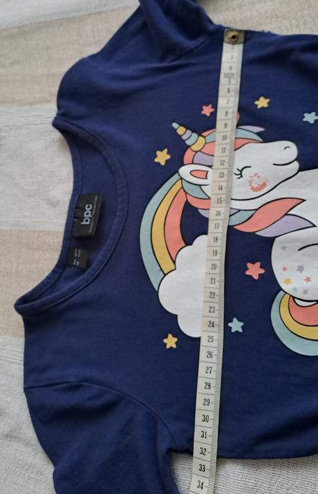 Šaty jednorožec 128/134, bonprix,128