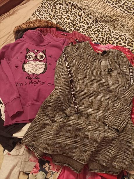 Balík dievča veľ.134/140 už aj s poštou 28 ks, 122–134