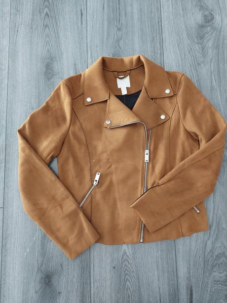 H&m bunda hnedá, h&m,xs
