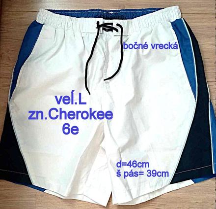 Pánske kúpacie šortky/plavky, veĺ.l, zn.cherokee, cherokee,l