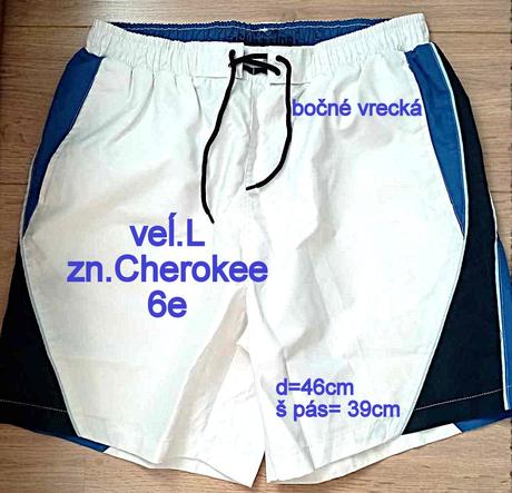 Pánske kúpacie šortky/plavky, veĺ.l, zn.cherokee, cherokee,l