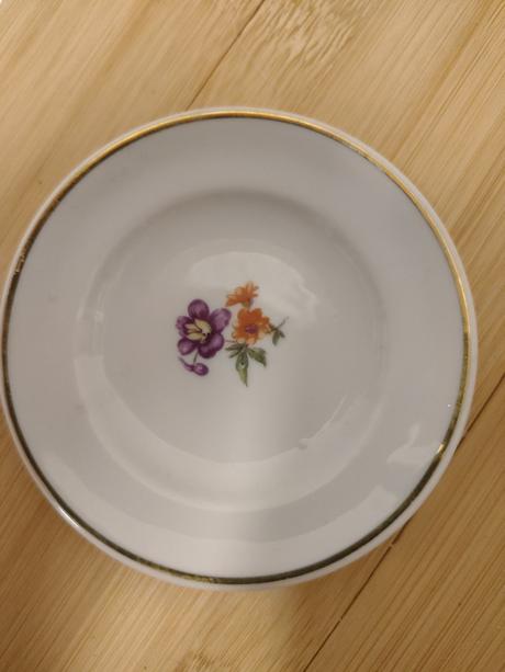 Vintage mini porcelán pre bábiky georgína 3ks 70.r,