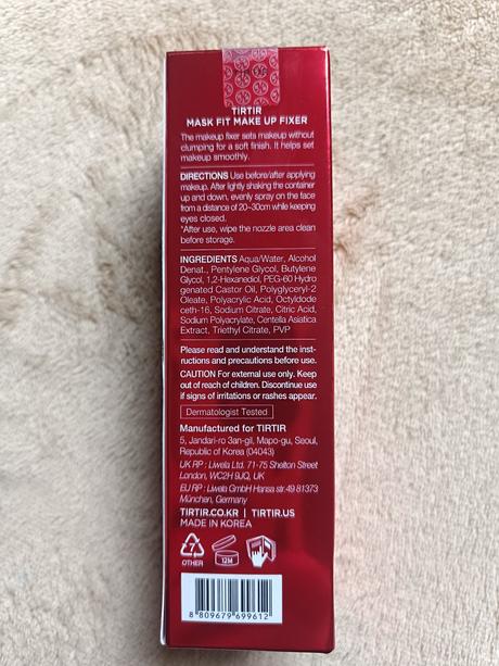 Tirtir - makeup fixer - fixačný sprej, 