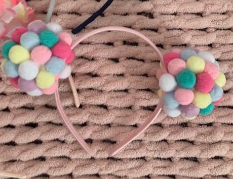 4ks dievčenské čelenky candy bows, reserved, reserved