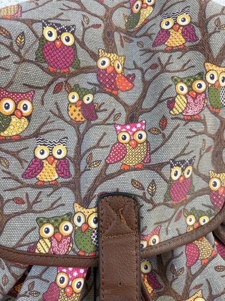 Sova sovy latkovy ruksak batoh velmi pekny owl ba,