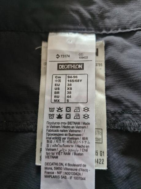 Športové nohavice, quechua,38