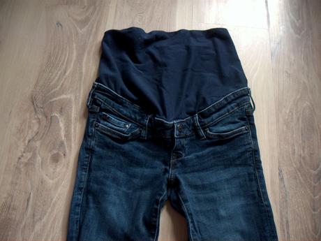 Tehotenské rifle h&m-mama, h&m,36