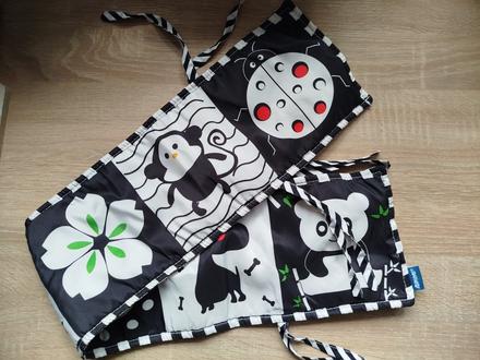 Kontrastná knižka,  chránič na postieľku, 