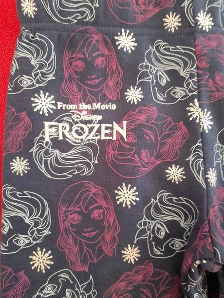 Zateplene nohavice frozen - nenosene, primark,128