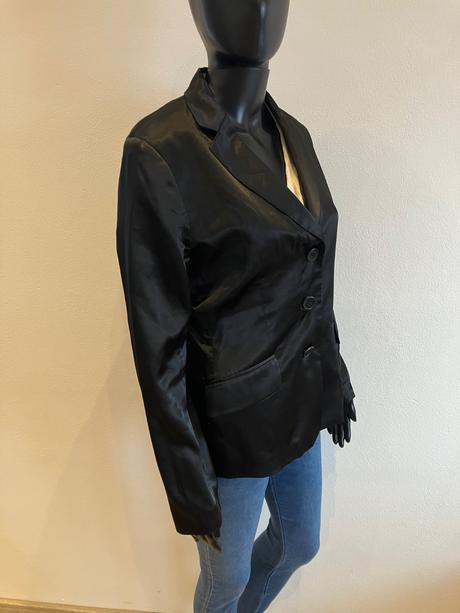 Dámske sako business čierne (38), m