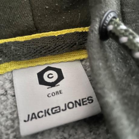 Jack & jones olivová mikina s kapucňou m, m
