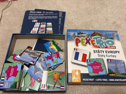 Štaty europy pexeso 3+,