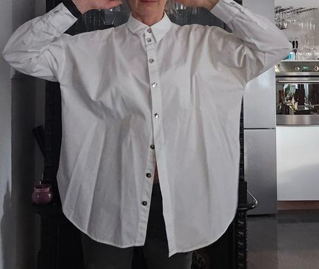 Biela oversize košeľa, mohito,s