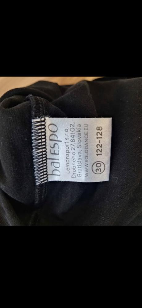 Tričko na gymnastiku belaspo, 122