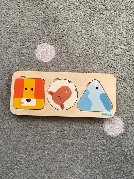 Drevená vkladačka tvary, 