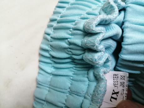 Nohavice pre dievčatka tyrkysove vel. xl, xl