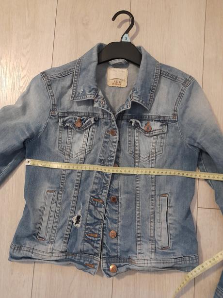 Riflová bunda, stradivarius,s