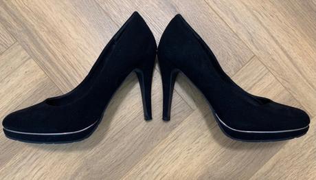 Dámske čierne semišové lodičky jenny fairy, 37