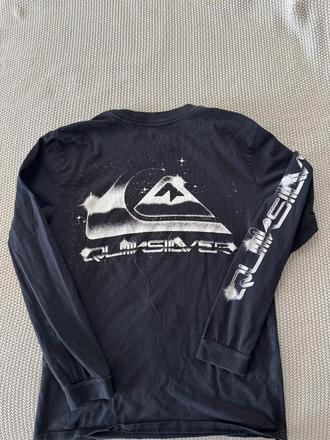 Čierne tričko quiksilver, quiksilver,xs