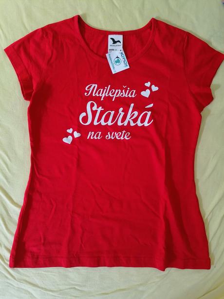 Tričko najlepšia starká, m