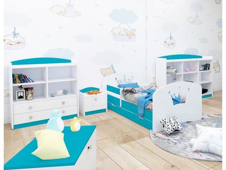 Detská posteľ so zásuvkou 200x90, šírka (cm): 90,dĺžka (cm): 200