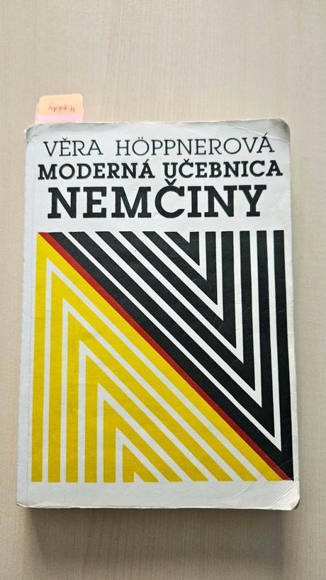 Kniha 'moderná učebnica nemčiny', věra höppnerová, 
