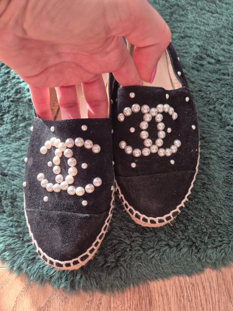 Chanel espadrilles s perlami, 39