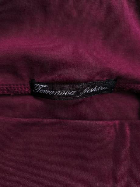 Bavlnená vínová sukňa, terranova,s