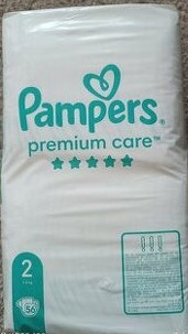 Pampers premium care 2  balenie 56 kusov, pampers,4 kg - 9 kg