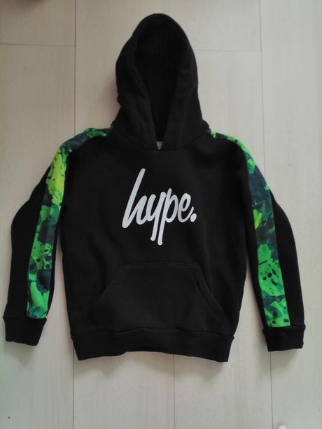 Mikina pre chlapcov čierna hype, vel. 122 - 128, 122