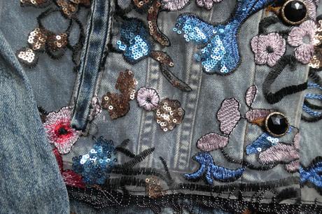 Desigual original nadherna,vysivana riflovka 38, desigual,38