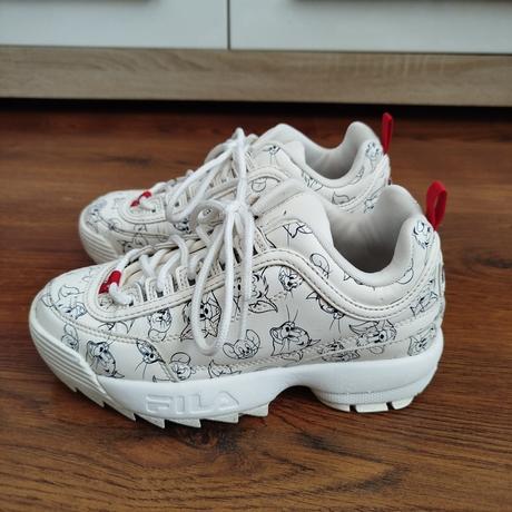 Krásne tenisky fila s motívom tom a jerry, fila,35