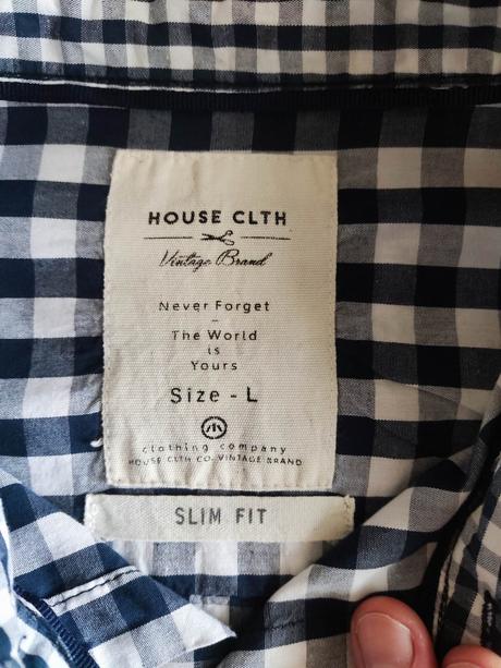 Košeľa veľkosť l, l