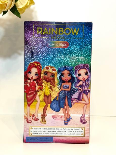 Rainbow high swim skyler bábika 28cm, 