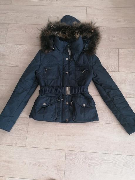 Bunda s pravou kožušinou, s