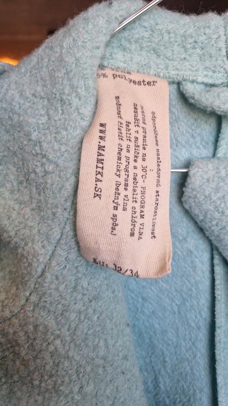 Tehotenský a nosičský kabát mamika neo mint, 34