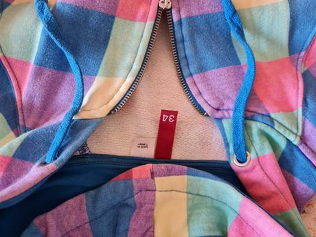 Farebna mikina, h&m,xs