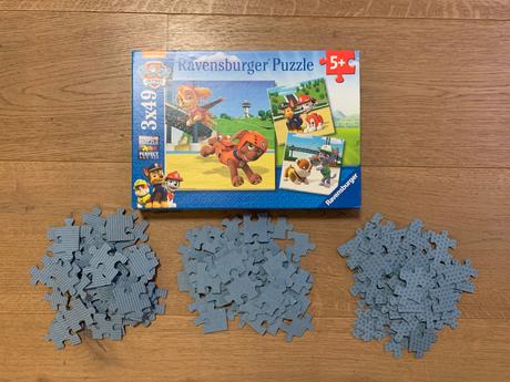 Puzzle 3x49 paw patrol (labková patrola), 