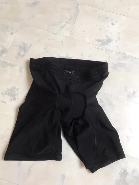 Profesionálne cyklistické nohavice s výstužou, gore,m