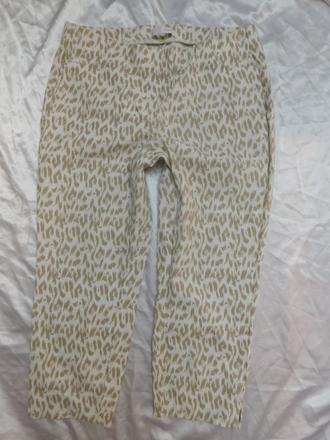 Damske kvalitne strečove 7/8 nohavice, 46