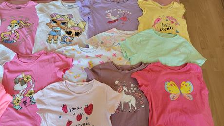 Tričká 15 ks-veľ.140 - super stav, sinsay,140