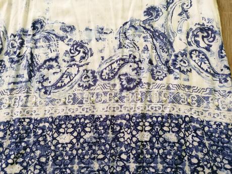 Bielo-modrá bluzocka, xs