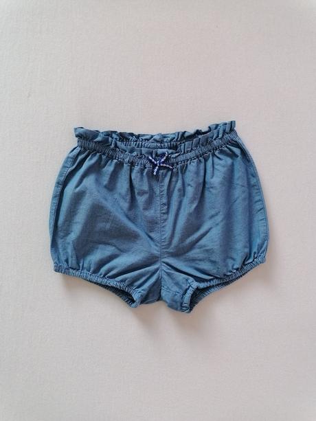 Lahke "riflove" šortky 92/98, h&m,92