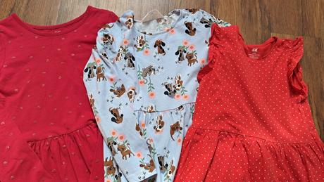 3x šaty h&m 134/140, h&m,134