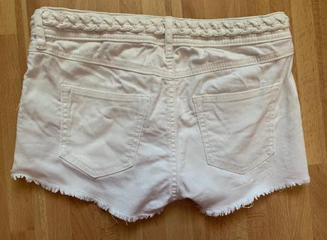 H&m biele rifľové kraťasy, h&m,140
