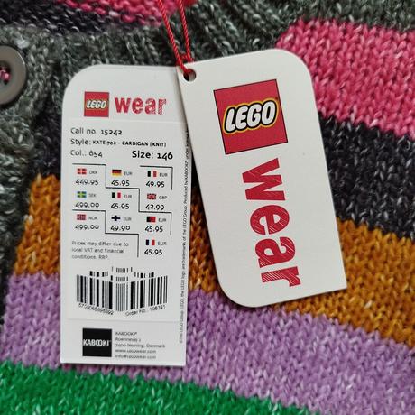 Krásny značkový svetrík lego wear - nový s visačko, lego,146