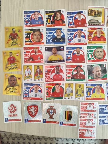 Futbalové nálepky euro 2024,